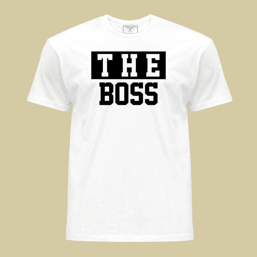 T-shirt The Boss & The Real Boss Valentine's Day Couple Shirts Valentines Day Lovers Husband Wife Men Women's Matching Gift T Shirt