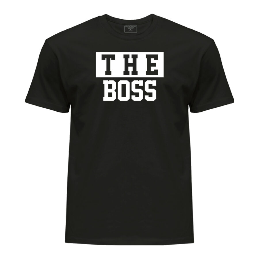 T-shirt The Boss & The Real Boss Valentine's Day Couple Shirts Valentines Day Lovers Husband Wife Men Women's Matching Gift T Shirt
