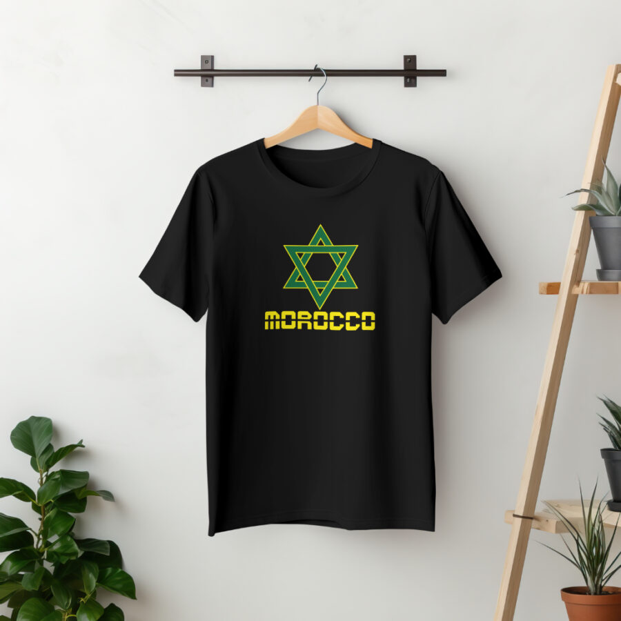 Marokko – Marokkaanse vlag T-shirt Morocco T-shirt 100% cotton High Quality - Image 2