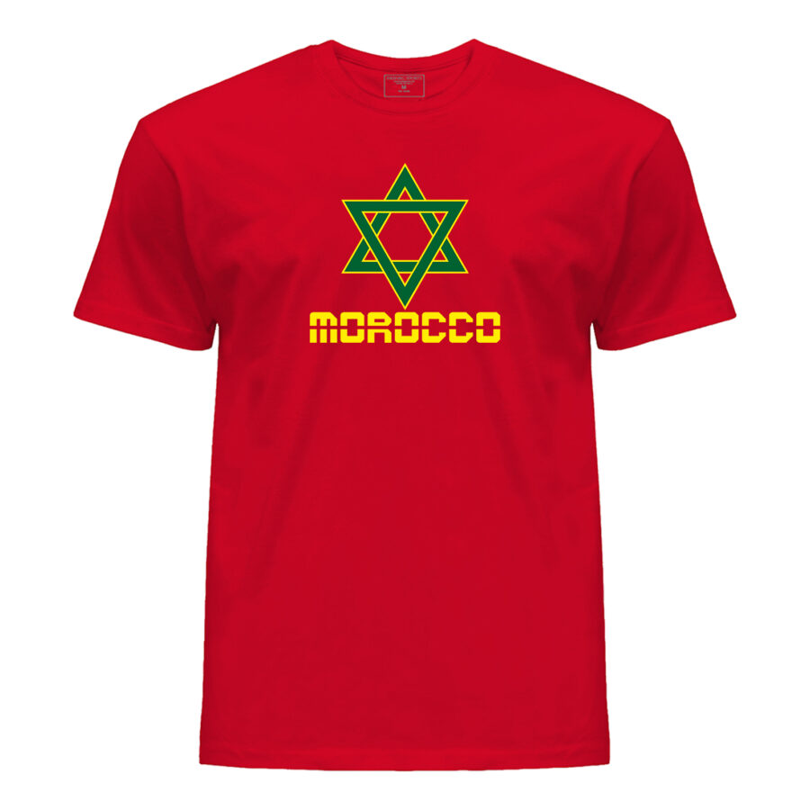Marokko – Marokkaanse vlag T-shirt Morocco T-shirt 100% cotton High Quality - Image 3