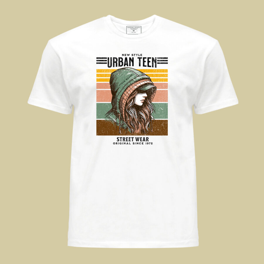 T-shirt “Urban Vibes: Premium Streetwear T-Shirts for Every Style” Print New style Urban teen street wear t-shirt regular size - Image 4