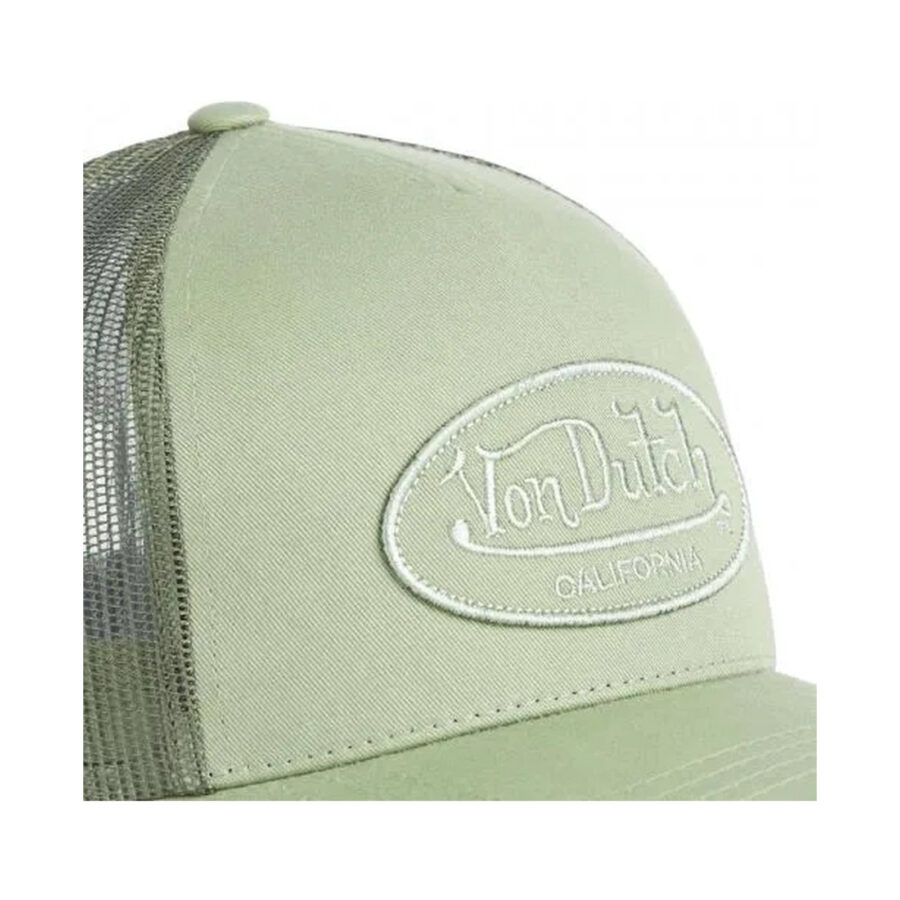 Cap Von Ducth Cap in light green Light green front with tone-on-tone embroidered - Image 4