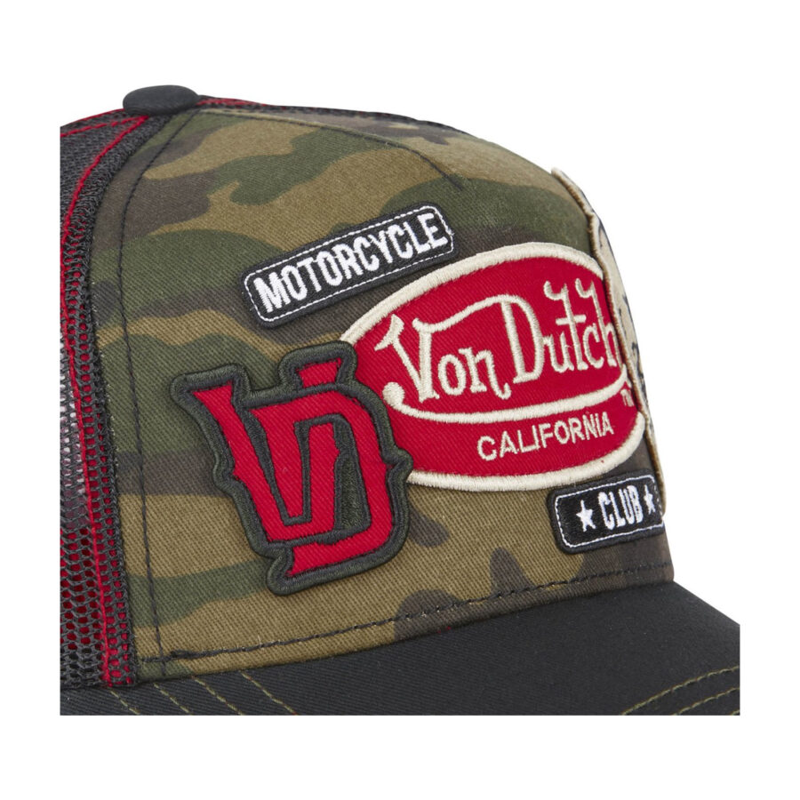 Men's trucker caps with mesh and Von Dutch patch - Image 3