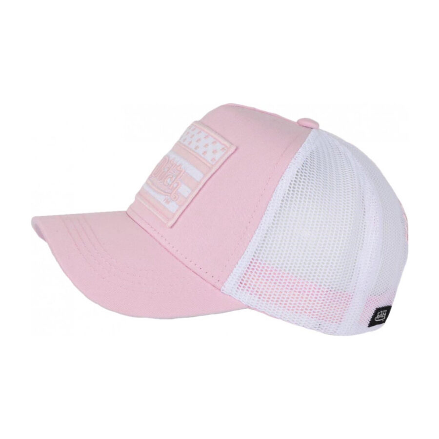 Von Dutch Pink Trendy USA Flag Net Baseball Flag Cap - Image 4